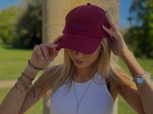 Red Rah Corduroy Cap